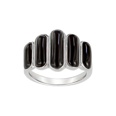 Sterling Silver Black Onyx Ring
