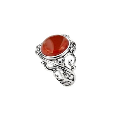 Sterling Silver Red Jasper Ring
