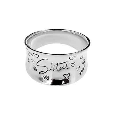 Sterling Silver Sister Ring