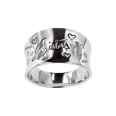 Sterling Silver Sister Ring
