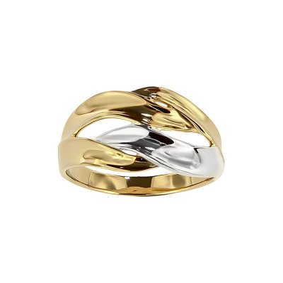Sterling Silver Two Tone Ring