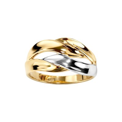 Sterling Silver Two Tone Ring