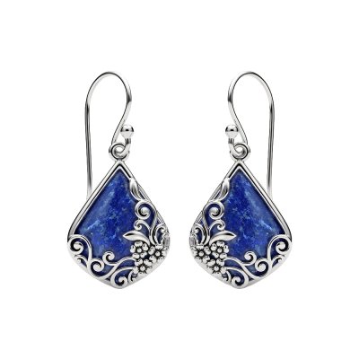 Sterling Silver Lapis Lazuli Earrings