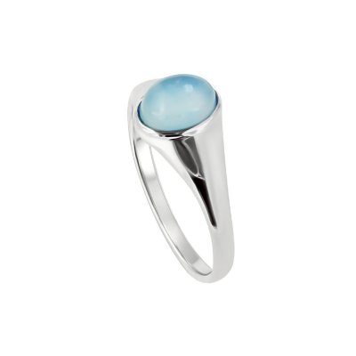 Sterling Silver Aquamarine Ring