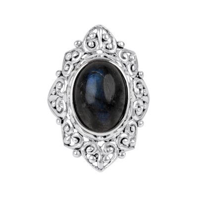 Sterling Silver Labradorite Ring