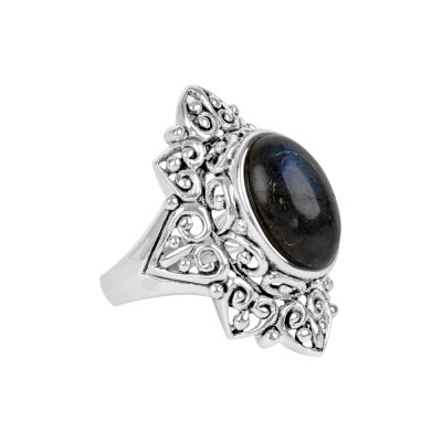 Sterling Silver Labradorite Ring