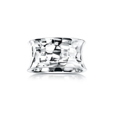 Sterling Silver Hammer Ring
