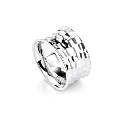 Sterling Silver Hammer Ring