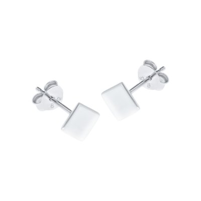 Sterling Silver Square Stud Earrings