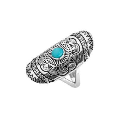 Sterling Silver Sleeping Beauty Turquoise Ring