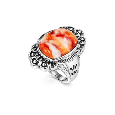 Sterling Silver Spiny Oyster Shell Ring