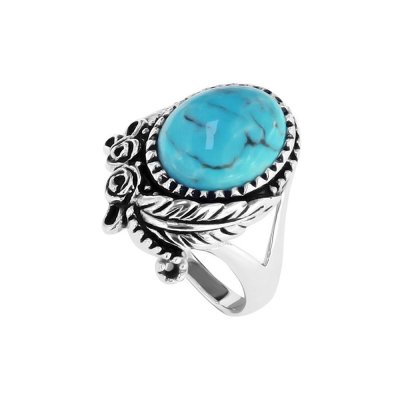 Sterling Silver Kingman Turquoise Ring