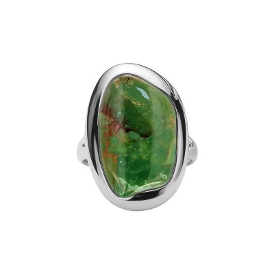 Sterling Silver Green Turquoise Ring