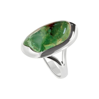 Sterling Silver Green Turquoise Ring