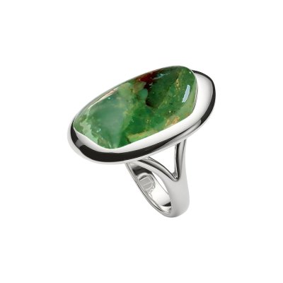 Sterling Silver Green Turquoise Ring