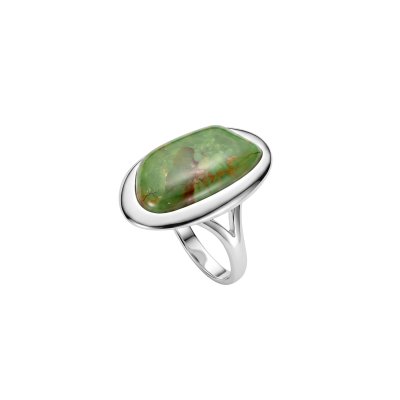 Sterling Silver Green Turquoise Ring
