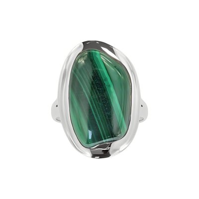 Sterling Silver Malachite Ring