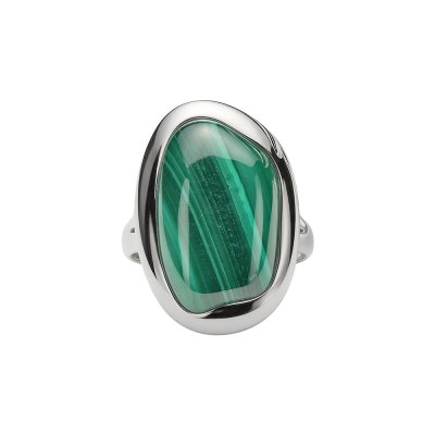 Sterling Silver Malachite Ring