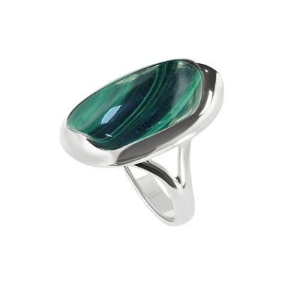 Sterling Silver Malachite Ring