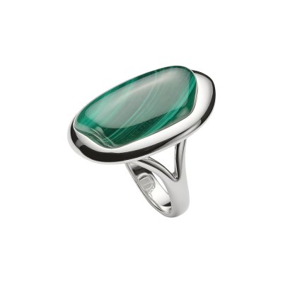 Sterling Silver Malachite Ring