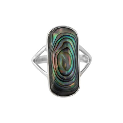 Sterling Silver Abalone Ring