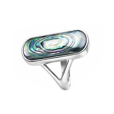 Sterling Silver Abalone Ring