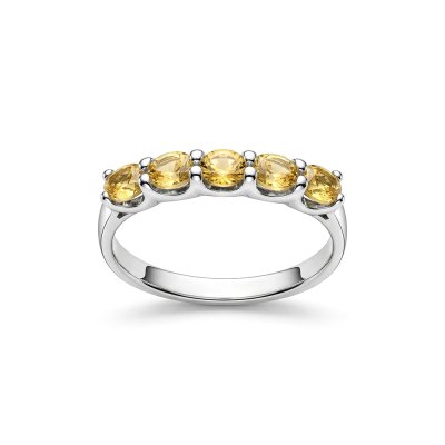 Sterling Silver Citrine Ring