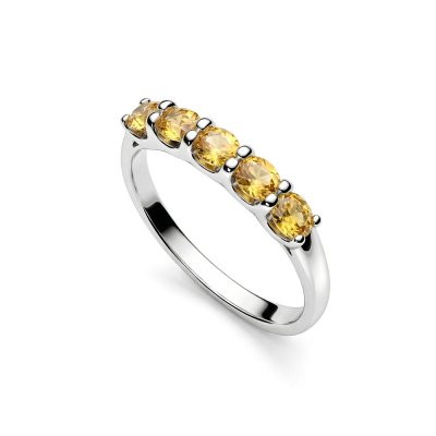 Sterling Silver Citrine Ring