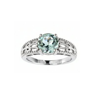 Sterling Silver Sky Blue Topaz  Ring