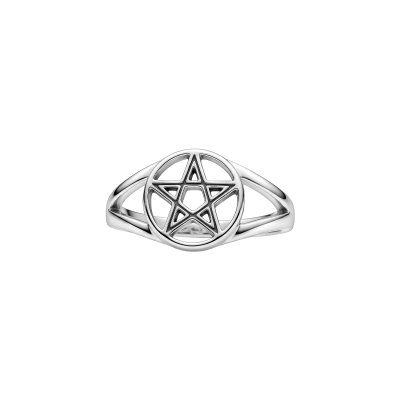 Sterling Silver Pentagram Ring