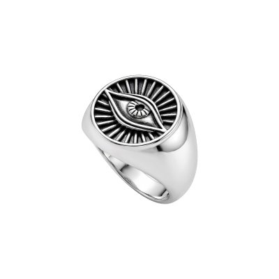 Sterling Silver Evil Eye Ring