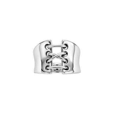 Sterling Silver Corset Ring