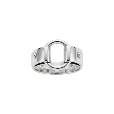 Sterling Silver Buckle Ring