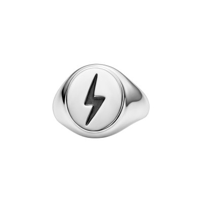 Sterling Silver Thunder Ring