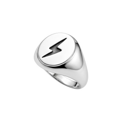 Sterling Silver Thunder Ring