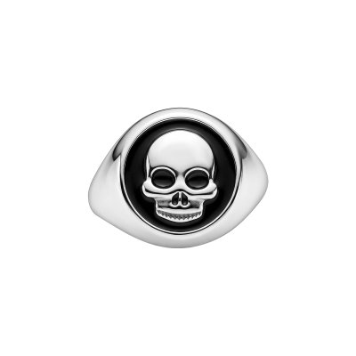 Sterling Silver Enamel Ring