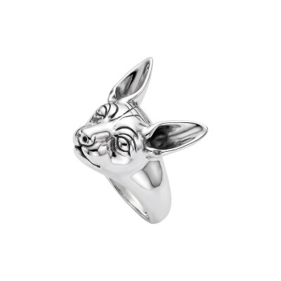 Sterling Silver Sphynx Cat
