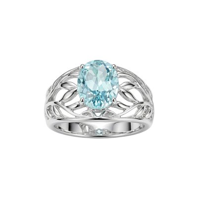 Sky Blue Topaz Sterling Silver Ring