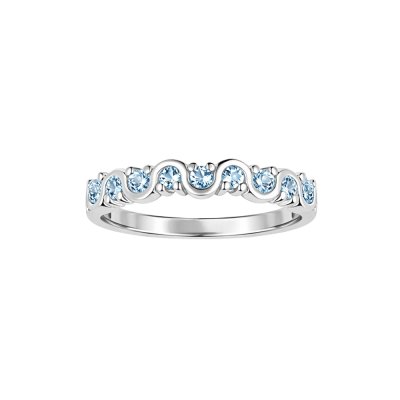 Aquamarine Sterling Silver Ring
