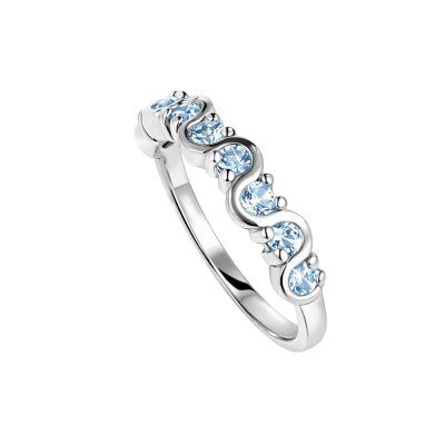 Aquamarine Sterling Silver Ring