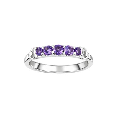 Amethyst Sterling Silver Ring