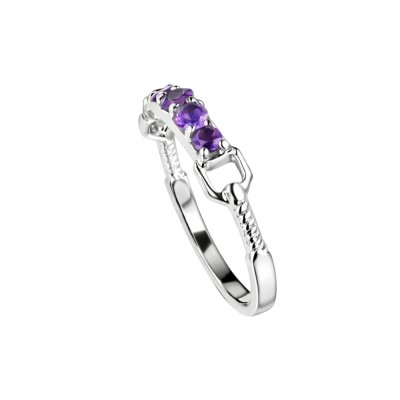 Amethyst Sterling Silver Ring