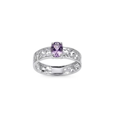Amethyst Sterling Silver Ring
