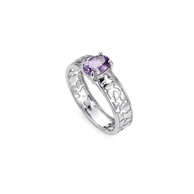 Amethyst Sterling Silver Ring