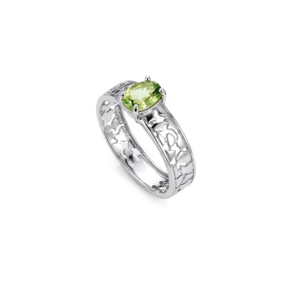 Peridot Sterling Silver Ring
