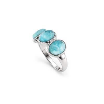 Larimar Sterling Silver Ring