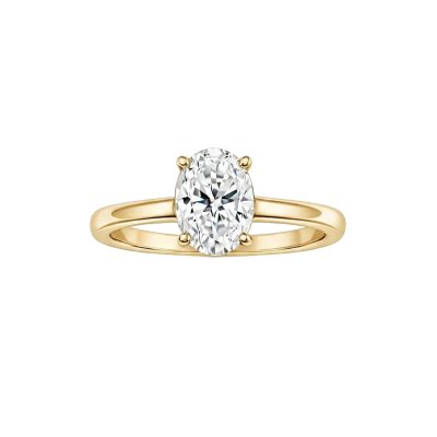 Moissanite Sterling Silver Ring 1.00 ctw