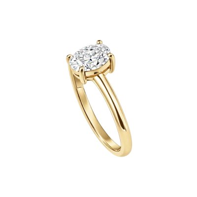 Moissanite Sterling Silver Ring 1.00 ctw