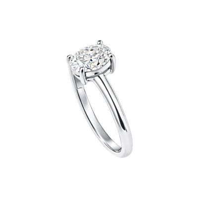 Moissanite Sterling Silver Ring 1.00 ctw