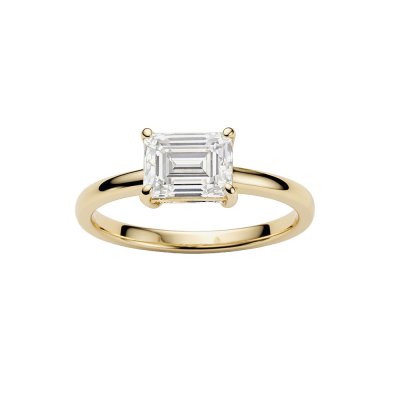 Moissanite Sterling Silver Ring 1.00 ctw